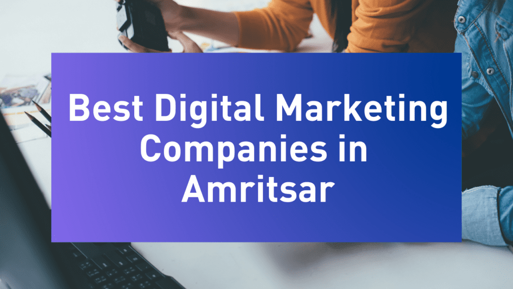 Best Digital Marketing Companies in Amritsar
