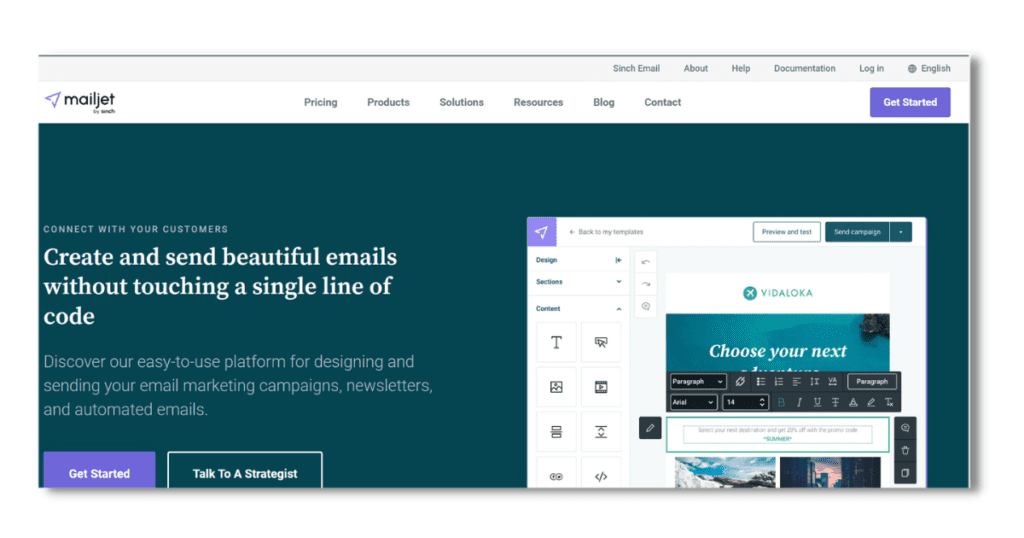 mailjet email marketing tool