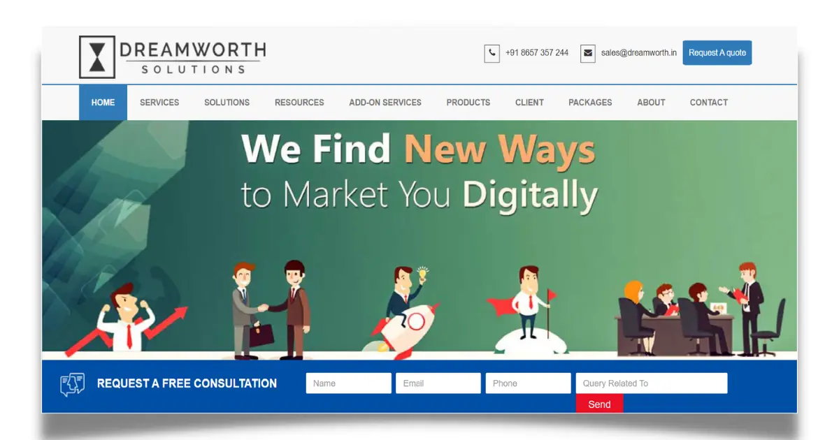 DreamWorth digital marketing company in Pune