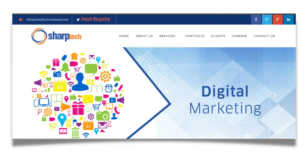 Sharptech digital marketing gency in Singapore