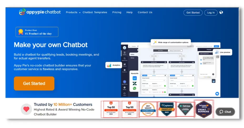 appypie chatbot AI Chatbot Software 