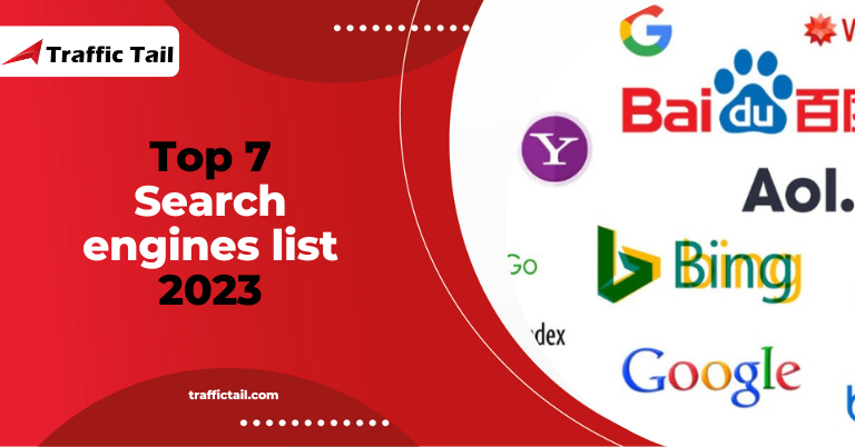 Top 7 Search engines list 2023