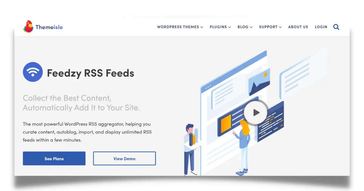 Feedzy WordPress RSS feed plugins
