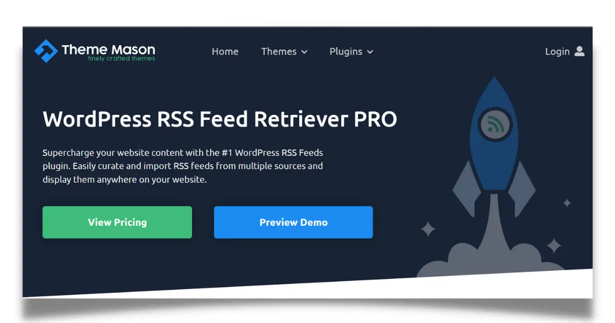 Retriever Pro WordPress RSS feed plugins