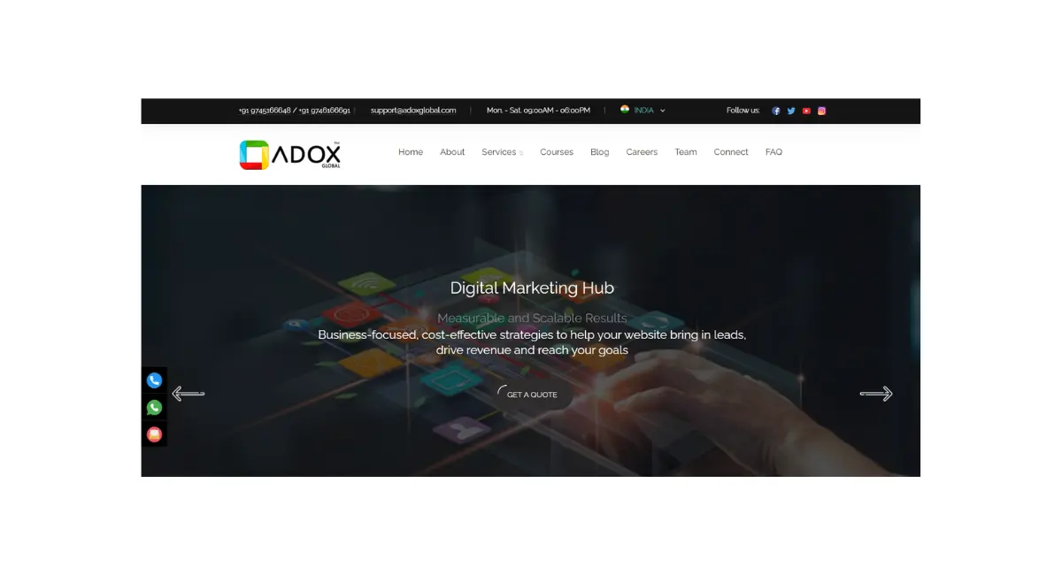 Adox Global Digital Marketing Agency in Kerala