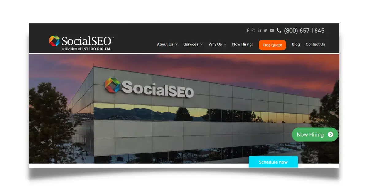 SocialSEO digital marketing agency in Denver