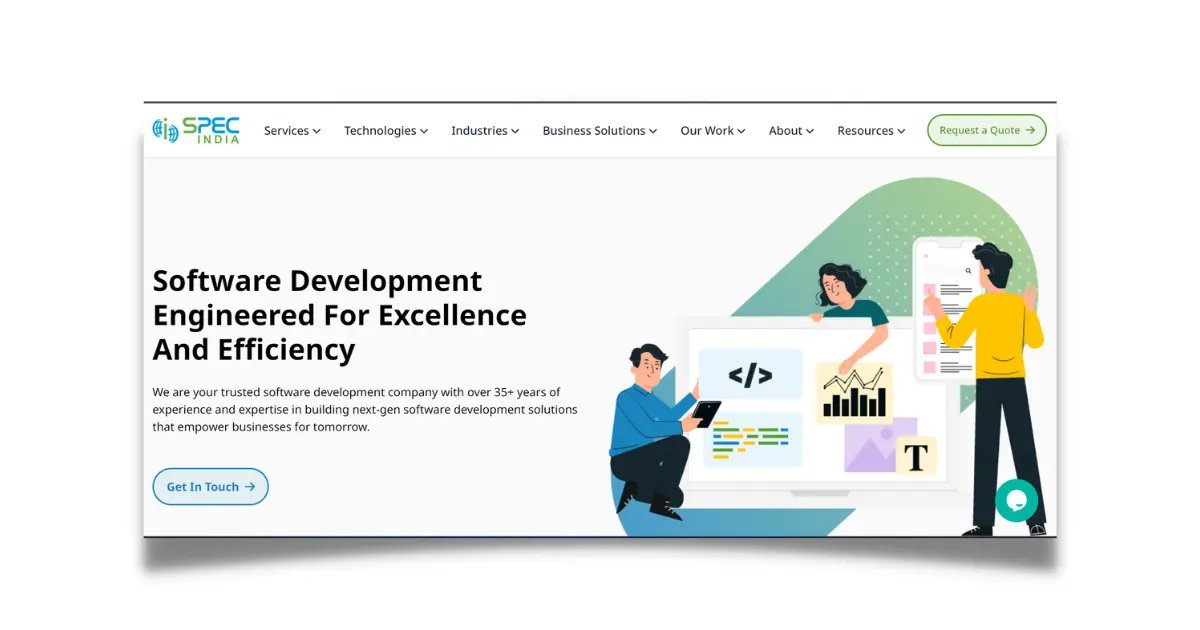 Spec India web development company in USA