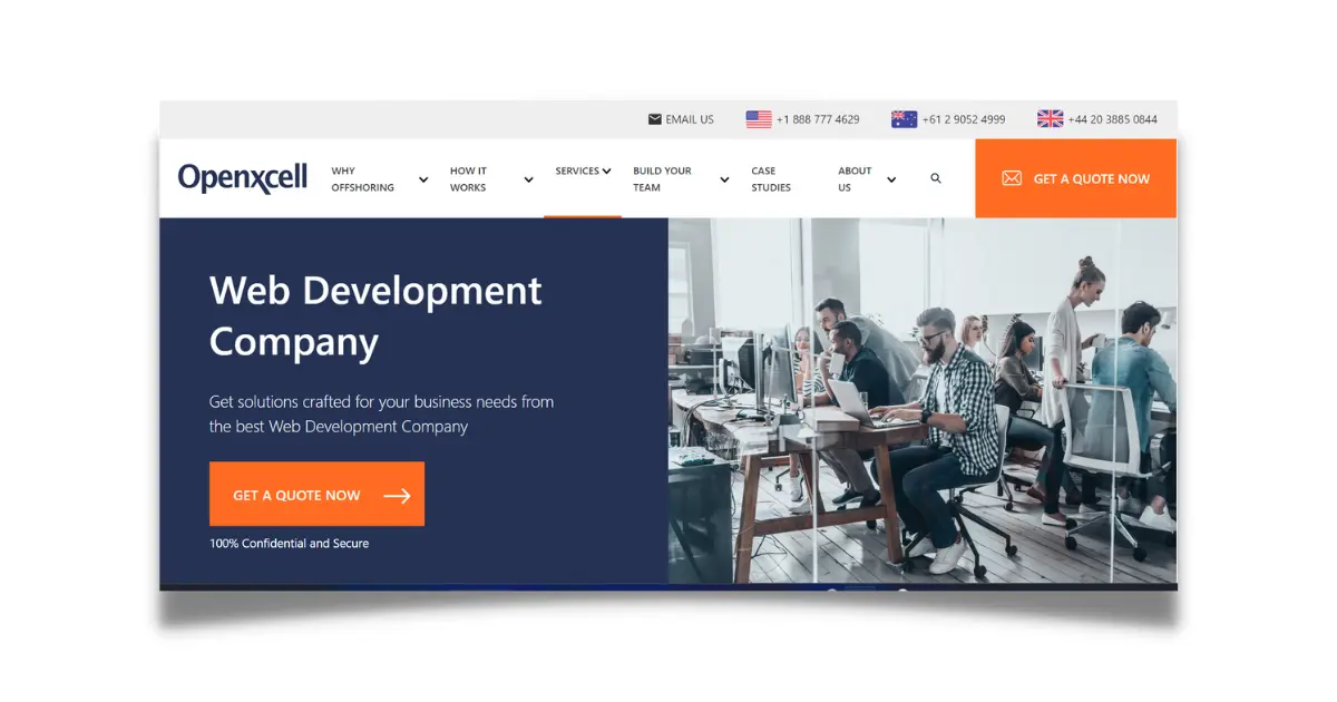 Openxcell web development company in USA
