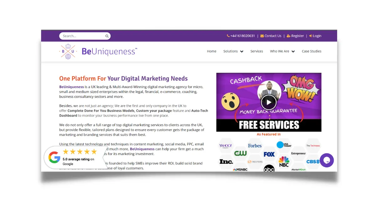 BeUniqueness Digital Marketing Agency in Manchester