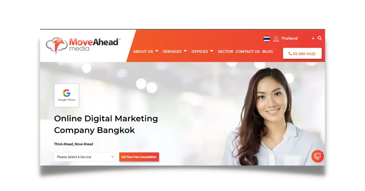 MoveAhead Digital Marketing Agency in Bangkok