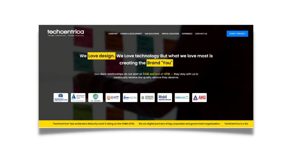 TechCentrica Web Development Company in Noida