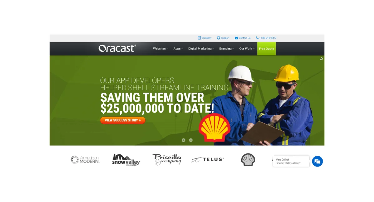 Oracast App Development Company in Canada