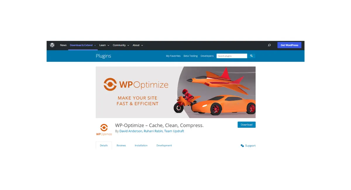 WP-Optimize Plugins for WordPress Speed Optimization