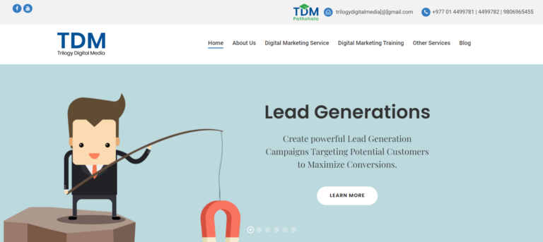 Trilogy Digital Media digital marketing company in Nepal