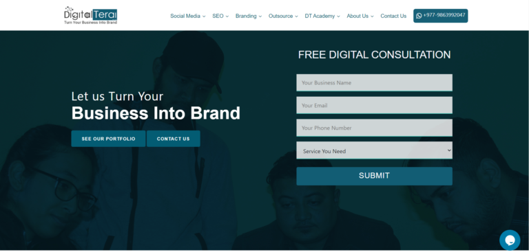 Digital terai digital marketing company in Nepal
