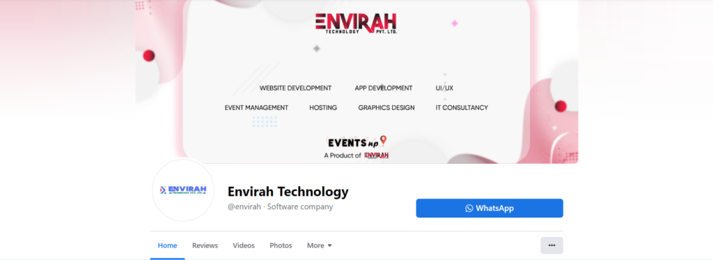 Digital Marketing Agencies in kathmandu - Envirah home page image