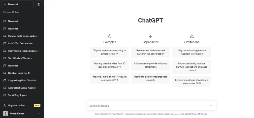 Chatgpt Chrome Extensions ChatGPT History