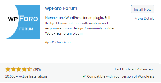 Wordpress Furum Plugins
