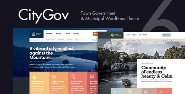 Government WordPress themes - CityGov