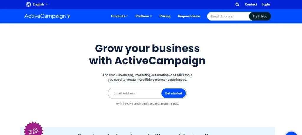 Email Marketing Tools for eCommerce -activecampaign
