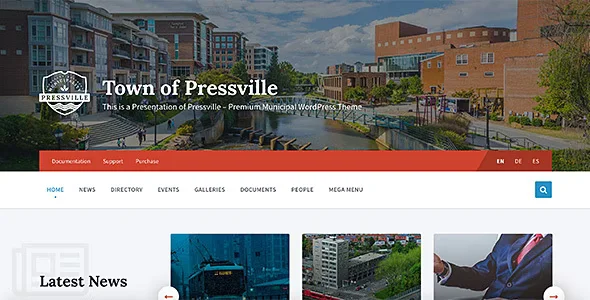Government WordPress Themes -Pressville