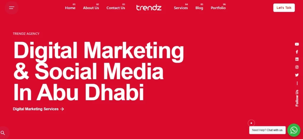 Digital Marketing Agencies in Abu Dhabi - Trendz agency