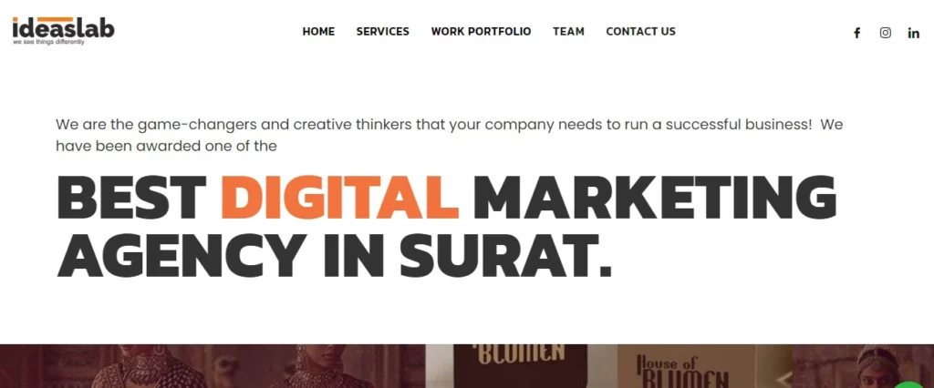 digital marketing agencies in Surat - ideaslab