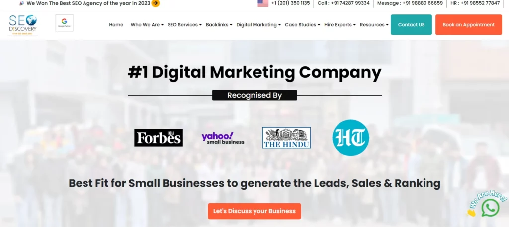 digital marketing agencies for hotel industry - seo discovery