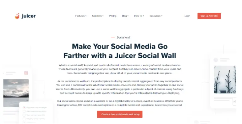 Social Media Wall Tools for Instagram - juicer social